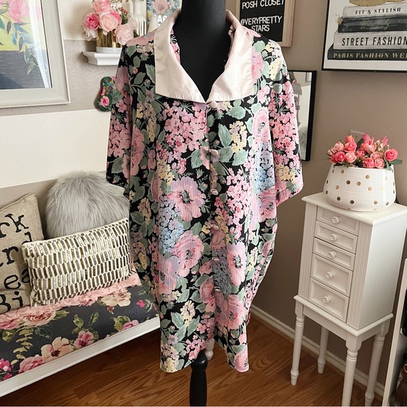 Vintage Victoria's Secret floral nightgown size M/L - Picture 2 of 6